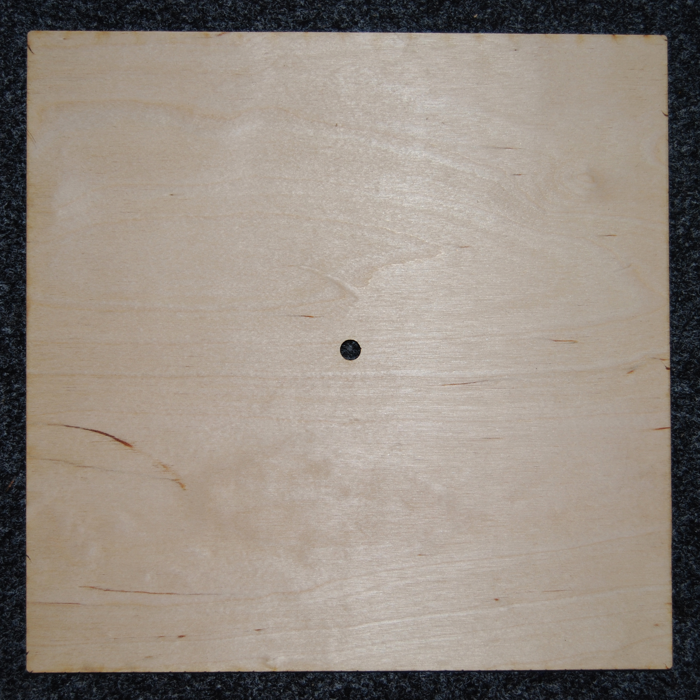 Cadran ceas Placaj  patrat 20 cm