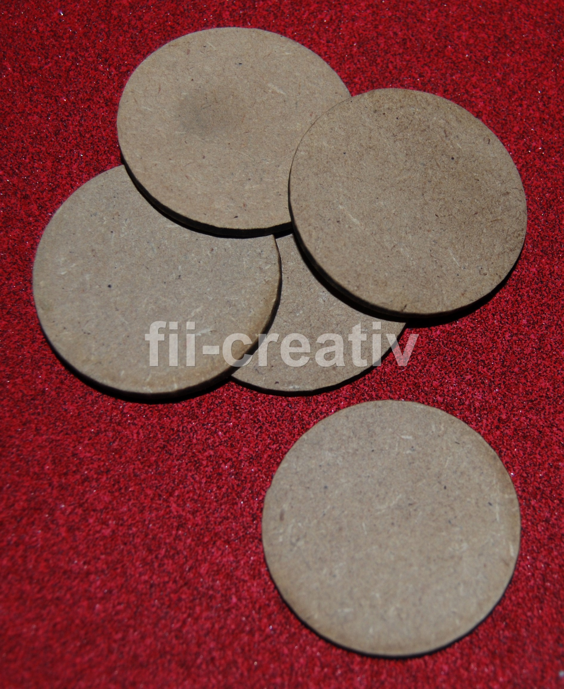 Ornament cerculete 4 cm - 5buc