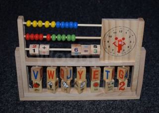 Numaratoare Abacus cu bile Cifre Litere Simboluri