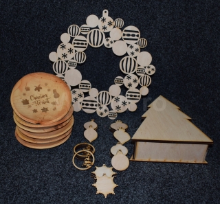 Set Obiecte decorat pentru Craciun