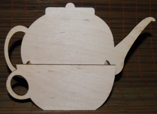 Suport pliculete ceai in forma de ceainic