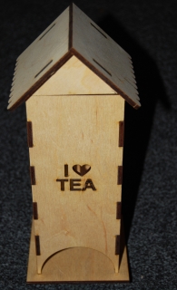 Suport pliculete ceai "I Love Tea" - 25 cm